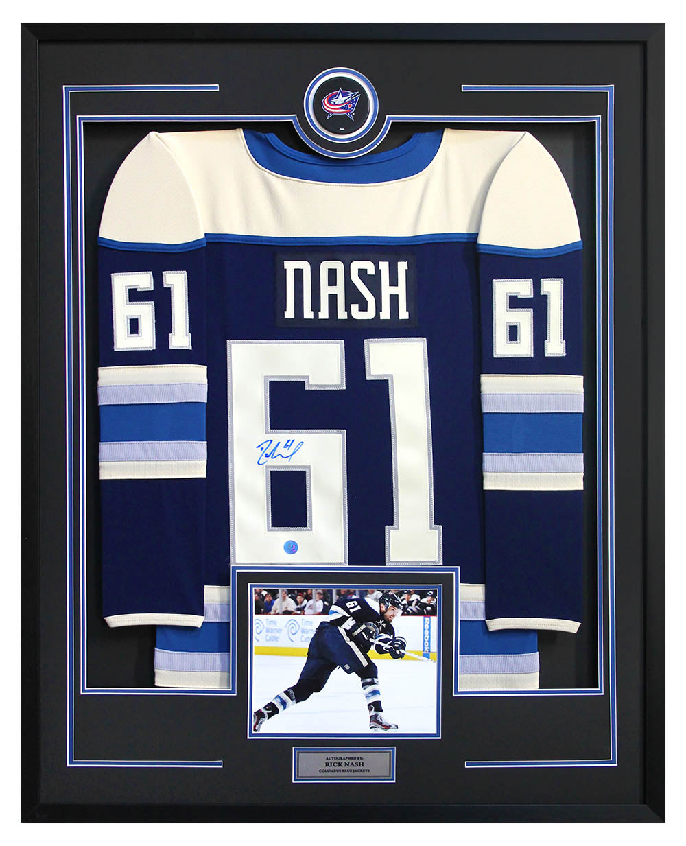 Rick nash columbus blue best sale jackets jersey